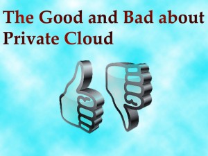 The Good and Bad about Private Cloud