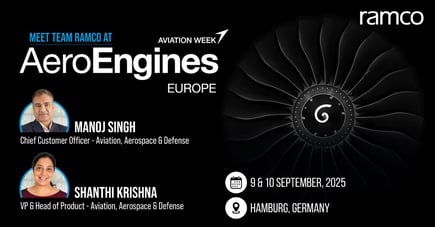 Meet Team Ramco at AeroEngines EUROPE