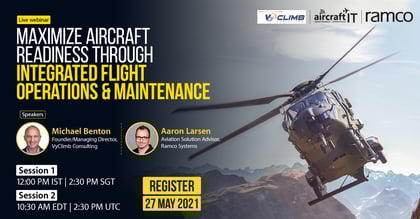 Webinar: Maximize Aircraft Readiness through Integrated Flight Operations & Maintenance