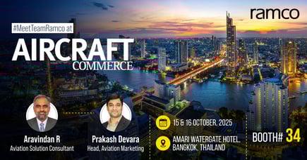 Meet Team Ramco at: Aircraft Commerce IT APAC