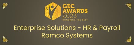 Ramco Systems wins ‘Top Vendor’ for HR & Payroll Award at the Global Enterprise Connect (GEC) Awards 2023