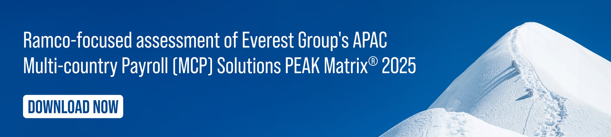 Leader in Everest Group's APAC Multi-country Payroll (MCP) Solutions PEAK Matrix 2025