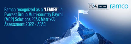 Ramco Systems positioned a LEADER in Everest Group’s Multi-Country Payroll (MCP) Solutions PEAK Matrix® Assessment 2022 for APAC