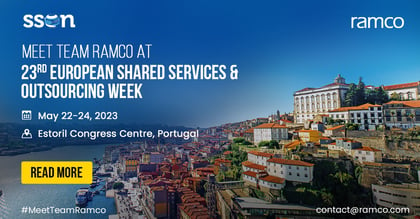 Meet Team Ramco at: 23rd European Shared Services & Outsourcing Week
