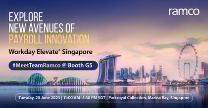 #MeetTeamRamco at Workday Elevate Singapore! 