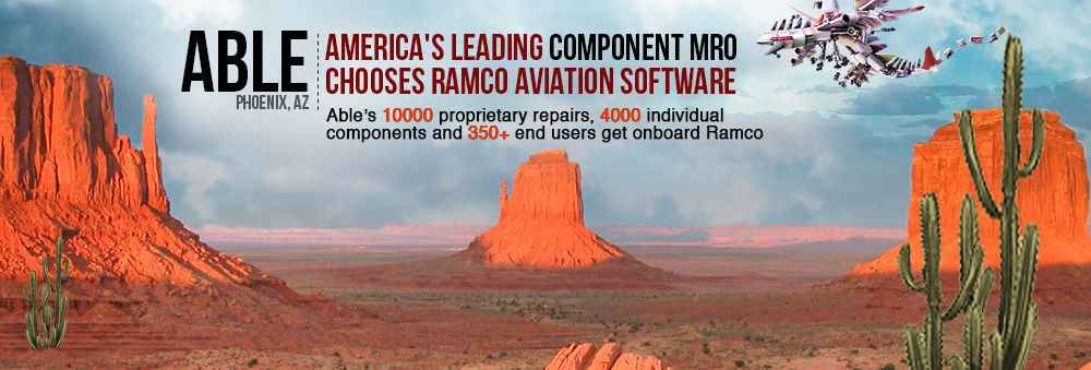 Ramco partners with Able Aerospace Services, a Global Leader in Component MRO