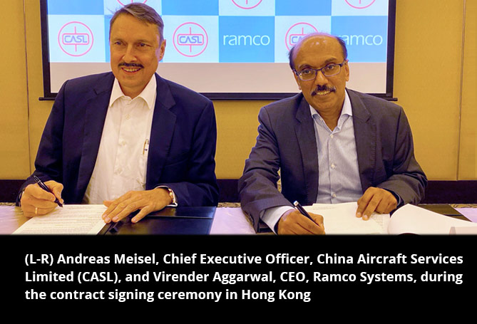 A joint venture company among CNAC(G), UAL, CAL & Gama Aviation China Aircraft Services Limited TRUSTS Ramco