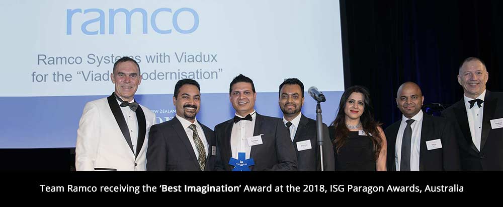 Ramco Systems wins the 'Imagination' Award at the 2018 ISG Paragon Awards
