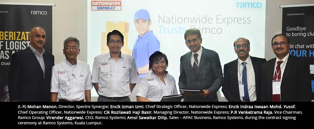 Malaysia's Leading Courier Service Provider, Nationwide Express TRUSTS Ramco for Enterprise-wide Digital Transformation